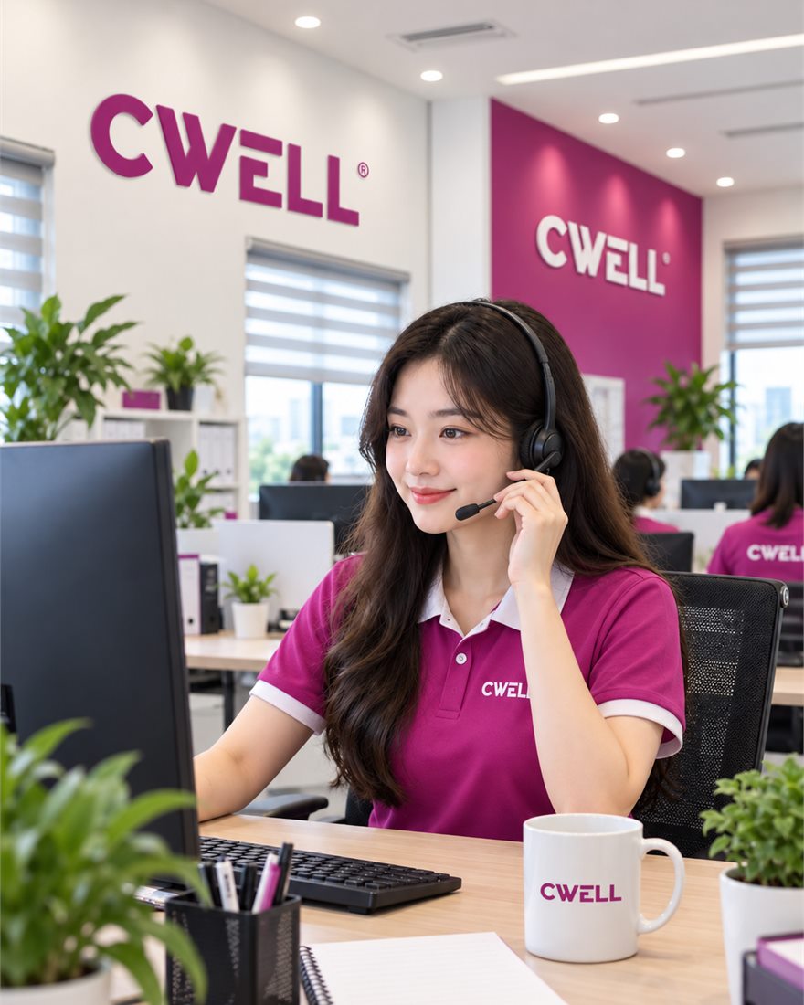 Nhân viên chăm sóc khách hàng CWELL trực hotline